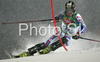 Alexandre Anselmet of France skiing in first run of Men slalom race of Schladming Audi FIS Ski World Cup 2008-09. Schladming slalom Nightrace of Men Audi FIS Ski World Cup 2008-09 was held in Schladming, Austria on Sunday, 27th of January 2009.
