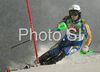Oscar Andersson of Sweden skiing in first run of Men slalom race of Schladming Audi FIS Ski World Cup 2008-09. Schladming slalom Nightrace of Men Audi FIS Ski World Cup 2008-09 was held in Schladming, Austria on Sunday, 27th of January 2009.
