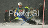 Mattias Hargin of Sweden skiing in second run of Men slalom race of Schladming Audi FIS Ski World Cup 2008-09. Schladming slalom Nightrace of Men Audi FIS Ski World Cup 2008-09 was held in Schladming, Austria on Sunday, 27th of January 2009.
