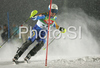 Andre Myhrer of Sweden skiing in second run of Men slalom race of Schladming Audi FIS Ski World Cup 2008-09. Schladming slalom Nightrace of Men Audi FIS Ski World Cup 2008-09 was held in Schladming, Austria on Sunday, 27th of January 2009.
