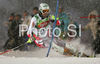 Second placed Manfred Pranger of Austria skiing in second run of Men slalom race of Schladming Audi FIS Ski World Cup 2008-09. Schladming slalom Nightrace of Men Audi FIS Ski World Cup 2008-09 was held in Schladming, Austria on Sunday, 27th of January 2009.
