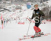Tii-Maria Romar of Finland during inspection of first run of Women slalom race of Garmisch-Partenkirchen Audi FIS Ski World Cup 2008-09. Garmisch-Partenkirchen slalom Women Audi FIS Ski World Cup 2008-09 was held in Garmisch-Partenkirchen on Friday, 30th of January 2009.

