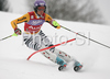 Maria Riesch of Germany skiing in first run of Women slalom race of Garmisch-Partenkirchen Audi FIS Ski World Cup 2008-09. Garmisch-Partenkirchen slalom Women Audi FIS Ski World Cup 2008-09 was held in Garmisch-Partenkirchen on Friday, 30th of January 2009.
