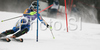 Maria Pietilaea-Holmner of Sweden skiing in first run of Women slalom race of Garmisch-Partenkirchen Audi FIS Ski World Cup 2008-09. Garmisch-Partenkirchen slalom Women Audi FIS Ski World Cup 2008-09 was held in Garmisch-Partenkirchen on Friday, 30th of January 2009.
