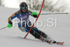 Veronica Smedh of Sweden skiing in first run of Women slalom race of Garmisch-Partenkirchen Audi FIS Ski World Cup 2008-09. Garmisch-Partenkirchen slalom Women Audi FIS Ski World Cup 2008-09 was held in Garmisch-Partenkirchen on Friday, 30th of January 2009.
