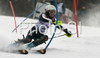 Irene Curtoni of Italy skiing in first run of Women slalom race of Garmisch-Partenkirchen Audi FIS Ski World Cup 2008-09. Garmisch-Partenkirchen slalom Women Audi FIS Ski World Cup 2008-09 was held in Garmisch-Partenkirchen on Friday, 30th of January 2009.

