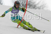 Vanja Brodnik of Slovenia skiing in first run of Women slalom race of Garmisch-Partenkirchen Audi FIS Ski World Cup 2008-09. Garmisch-Partenkirchen slalom Women Audi FIS Ski World Cup 2008-09 was held in Garmisch-Partenkirchen on Friday, 30th of January 2009.
