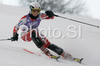 Sanni Leinonen of Finland skiing in first run of Women slalom race of Garmisch-Partenkirchen Audi FIS Ski World Cup 2008-09. Garmisch-Partenkirchen slalom Women Audi FIS Ski World Cup 2008-09 was held in Garmisch-Partenkirchen on Friday, 30th of January 2009.
