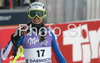 Eight placed Sandrine Aubert of France reacts in finish of second run of Women slalom race of Garmisch-Partenkirchen Audi FIS Ski World Cup 2008-09. Garmisch-Partenkirchen slalom Women Audi FIS Ski World Cup 2008-09 was held in Garmisch-Partenkirchen on Friday, 30th of January 2009.
