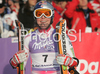 Winner Lindsey Vonn of USA reacts in finish of second run of Women slalom race of Garmisch-Partenkirchen Audi FIS Ski World Cup 2008-09. Garmisch-Partenkirchen slalom Women Audi FIS Ski World Cup 2008-09 was held in Garmisch-Partenkirchen on Friday, 30th of January 2009.
