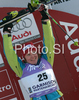 Third placed Marusa Ferk of Slovenia celebrates her medal won in Women slalom race of Garmisch-Partenkirchen Audi FIS Ski World Cup 2008-09. Garmisch-Partenkirchen slalom Women Audi FIS Ski World Cup 2008-09 was held in Garmisch-Partenkirchen on Friday, 30th of January 2009.
