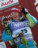 Third placed Marusa Ferk of Slovenia celebrates her medal won in Women slalom race of Garmisch-Partenkirchen Audi FIS Ski World Cup 2008-09. Garmisch-Partenkirchen slalom Women Audi FIS Ski World Cup 2008-09 was held in Garmisch-Partenkirchen on Friday, 30th of January 2009.
