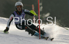 Irene Curtoni of Italy skiing in second run of Women slalom race of Garmisch-Partenkirchen Audi FIS Ski World Cup 2008-09. Garmisch-Partenkirchen slalom Women Audi FIS Ski World Cup 2008-09 was held in Garmisch-Partenkirchen on Friday, 30th of January 2009.
