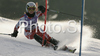 Sanni Leinonen of Finland skiing in second run of Women slalom race of Garmisch-Partenkirchen Audi FIS Ski World Cup 2008-09. Garmisch-Partenkirchen slalom Women Audi FIS Ski World Cup 2008-09 was held in Garmisch-Partenkirchen on Friday, 30th of January 2009.
