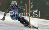 Therese Borssen of Sweden skiing in second run of Women slalom race of Garmisch-Partenkirchen Audi FIS Ski World Cup 2008-09. Garmisch-Partenkirchen slalom Women Audi FIS Ski World Cup 2008-09 was held in Garmisch-Partenkirchen on Friday, 30th of January 2009.
