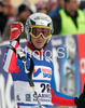 Steve Missillier of France reacts in finish of second run of Men slalom race of Garmisch-Partenkirchen Audi FIS Ski World Cup 2008-09. Garmisch-Partenkirchen slalom Men Audi FIS Ski World Cup 2008-09 was held in Garmisch-Partenkirchen on Sunday, 1st of February 2009.
