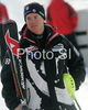 Tenth placed Mattias Hargin of Sweden celebrates his success in  Men slalom race of Garmisch-Partenkirchen Audi FIS Ski World Cup 2008-09. Garmisch-Partenkirchen slalom Men Audi FIS Ski World Cup 2008-09 was held in Garmisch-Partenkirchen on Sunday, 1st of February 2009.
