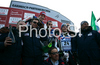 Members of Italian team with winner Manfred Moelgg of Italy (L), second placed Giorgio Rocca of Italy (M) and eight placed Giuliano Razzoli of Italy (R) celebrate their success in  Men slalom race of Garmisch-Partenkirchen Audi FIS Ski World Cup 2008-09. Garmisch-Partenkirchen slalom Men Audi FIS Ski World Cup 2008-09 was held in Garmisch-Partenkirchen on Sunday, 1st of February 2009.
