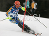 Andre Myhrer of Sweden skiing in first run of Men slalom race of Garmisch-Partenkirchen Audi FIS Ski World Cup 2008-09. Garmisch-Partenkirchen slalom Men Audi FIS Ski World Cup 2008-09 was held in Garmisch-Partenkirchen on Sunday, 1st of February 2009.
