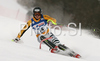 Felix Neureuther of Germany skiing in first run of Men slalom race of Garmisch-Partenkirchen Audi FIS Ski World Cup 2008-09. Garmisch-Partenkirchen slalom Men Audi FIS Ski World Cup 2008-09 was held in Garmisch-Partenkirchen on Sunday, 1st of February 2009.
