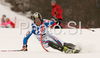 Alexandre Anselmet of France skiing in first run of Men slalom race of Garmisch-Partenkirchen Audi FIS Ski World Cup 2008-09. Garmisch-Partenkirchen slalom Men Audi FIS Ski World Cup 2008-09 was held in Garmisch-Partenkirchen on Sunday, 1st of February 2009.
