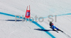 Anja Paerson of Sweden skiing in downhill part of Women Super combined race of Tarvisio Audi FIS Ski World Cup 2008-09. Super combined race of Women Audi FIS Ski World Cup 2008-09 was held in Tarvisio, Italy on Friday, 20th of February 2009.
