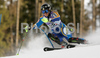 Kajsa Kling of Sweden skiing in slalom part of Women Super combined race of Tarvisio Audi FIS Ski World Cup 2008-09. Super combined race of Women Audi FIS Ski World Cup 2008-09 was held in Tarvisio, Italy on Friday, 20th of February 2009.
