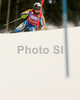 Fifth placed Anja Paerson of Sweden skiing in slalom part of Women Super combined race of Tarvisio Audi FIS Ski World Cup 2008-09. Super combined race of Women Audi FIS Ski World Cup 2008-09 was held in Tarvisio, Italy on Friday, 20th of February 2009.

