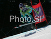 Tina Maze of Slovenia skiing in downhill part of Women Super combined race of Tarvisio Audi FIS Ski World Cup 2008-09. Super combined race of Women Audi FIS Ski World Cup 2008-09 was held in Tarvisio, Italy on Friday, 20th of February 2009.
