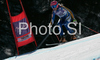 Frida Hansdotter of Sweden skiing in downhill part of Women Super combined race of Tarvisio Audi FIS Ski World Cup 2008-09. Super combined race of Women Audi FIS Ski World Cup 2008-09 was held in Tarvisio, Italy on Friday, 20th of February 2009.
