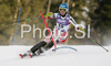 Third placed Kathrin Zettel of Austria skiing in slalom part of Women Super combined race of Tarvisio Audi FIS Ski World Cup 2008-09. Super combined race of Women Audi FIS Ski World Cup 2008-09 was held in Tarvisio, Italy on Friday, 20th of February 2009.
