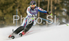 Marion Rolland of France skiing in slalom part of Women Super combined race of Tarvisio Audi FIS Ski World Cup 2008-09. Super combined race of Women Audi FIS Ski World Cup 2008-09 was held in Tarvisio, Italy on Friday, 20th of February 2009.

