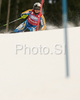 Fifth placed Anja Paerson of Sweden skiing in slalom part of Women Super combined race of Tarvisio Audi FIS Ski World Cup 2008-09. Super combined race of Women Audi FIS Ski World Cup 2008-09 was held in Tarvisio, Italy on Friday, 20th of February 2009.
