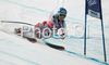 Fourth placed Kathrin Zettel of Austria skiing in Women Super-G race of Tarvisio Audi FIS Ski World Cup 2008-09. Downhill race of Women Audi FIS Ski World Cup 2008-09 was held in Tarvisio, Italy on Sunday, 22nd of February 2009.
