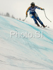 Anja Paerson of Sweden skiing in Women Super-G race of Tarvisio Audi FIS Ski World Cup 2008-09. Downhill race of Women Audi FIS Ski World Cup 2008-09 was held in Tarvisio, Italy on Sunday, 22nd of February 2009.
