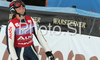 Fifth placed Nadia Fanchini of Italy reacts in finish of Women Super-G race of Tarvisio Audi FIS Ski World Cup 2008-09. Downhill race of Women Audi FIS Ski World Cup 2008-09 was held in Tarvisio, Italy on Sunday, 22nd of February 2009.
