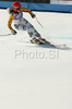 Nicola Schmid of Germany reacts in finish of Women Super-G race of Tarvisio Audi FIS Ski World Cup 2008-09. Downhill race of Women Audi FIS Ski World Cup 2008-09 was held in Tarvisio, Italy on Sunday, 22nd of February 2009.
