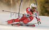 Marcus Sandell of Finland skiing in first run of Men giant slalom race of Kranjska Gora Audi FIS Ski World Cup 2008-09. Giant slalom race of Men Audi FIS Ski World Cup 2008-09 was held in Kranjska Gora, Slovenia, on Saturday, 28th of February 2009.
