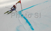 Cyprien Richard of France skiing in second run of Men giant slalom race of Kranjska Gora Audi FIS Ski World Cup 2008-09. Giant slalom race of Men Audi FIS Ski World Cup 2008-09 was held in Kranjska Gora, Slovenia, on Saturday, 28th of February 2009.

