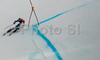 Second placed Didier Cuche of Switzerland skiing in second run of Men giant slalom race of Kranjska Gora Audi FIS Ski World Cup 2008-09. Giant slalom race of Men Audi FIS Ski World Cup 2008-09 was held in Kranjska Gora, Slovenia, on Saturday, 28th of February 2009.
