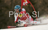 Fourth after first run Benjamin Raich of Austria skiing in first run of Men giant slalom race of Kranjska Gora Audi FIS Ski World Cup 2008-09. Giant slalom race of Men Audi FIS Ski World Cup 2008-09 was held in Kranjska Gora, Slovenia, on Saturday, 28th of February 2009.
