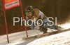 Andre Myhrer of Sweden skiing in first run of Men giant slalom race of Kranjska Gora Audi FIS Ski World Cup 2008-09. Giant slalom race of Men Audi FIS Ski World Cup 2008-09 was held in Kranjska Gora, Slovenia, on Saturday, 28th of February 2009.
