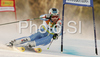 Davide Simoncelli of Italy skiing in first run of Men giant slalom race of Kranjska Gora Audi FIS Ski World Cup 2008-09. Giant slalom race of Men Audi FIS Ski World Cup 2008-09 was held in Kranjska Gora, Slovenia, on Saturday, 28th of February 2009.
