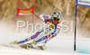 Thomas Fanara of France skiing in first run of Men giant slalom race of Kranjska Gora Audi FIS Ski World Cup 2008-09. Giant slalom race of Men Audi FIS Ski World Cup 2008-09 was held in Kranjska Gora, Slovenia, on Saturday, 28th of February 2009.
