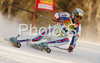 Steve Missillier of France skiing in first run of Men giant slalom race of Kranjska Gora Audi FIS Ski World Cup 2008-09. Giant slalom race of Men Audi FIS Ski World Cup 2008-09 was held in Kranjska Gora, Slovenia, on Saturday, 28th of February 2009.

