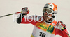 Fourth placed Romed Baumann of Austria reacts in finish of second run of Men giant slalom race of Kranjska Gora Audi FIS Ski World Cup 2008-09. Giant slalom race of Men Audi FIS Ski World Cup 2008-09 was held in Kranjska Gora, Slovenia, on Saturday, 28th of February 2009.
