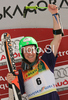 Winner Ted Ligety of USA celebrates his medal won in Men giant slalom race of Kranjska Gora Audi FIS Ski World Cup 2008-09. Giant slalom race of Men Audi FIS Ski World Cup 2008-09 was held in Kranjska Gora, Slovenia, on Saturday, 28th of February 2009.
