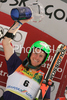 Winner Ted Ligety of USA celebrates his medal won in Men giant slalom race of Kranjska Gora Audi FIS Ski World Cup 2008-09. Giant slalom race of Men Audi FIS Ski World Cup 2008-09 was held in Kranjska Gora, Slovenia, on Saturday, 28th of February 2009.

