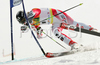 Marcel Hirscher of Austria skiing in second run of Men giant slalom race of Kranjska Gora Audi FIS Ski World Cup 2008-09. Giant slalom race of Men Audi FIS Ski World Cup 2008-09 was held in Kranjska Gora, Slovenia, on Saturday, 28th of February 2009.
