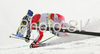 Marcel Hirscher of Austria skiing in second run of Men giant slalom race of Kranjska Gora Audi FIS Ski World Cup 2008-09. Giant slalom race of Men Audi FIS Ski World Cup 2008-09 was held in Kranjska Gora, Slovenia, on Saturday, 28th of February 2009.
